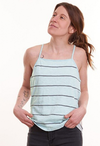 Bleed "Easy-Stripe Top" - blau