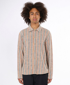 Overshirt "Loose Woven Striped" - multi