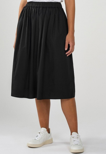 Popeline-Rock - schwarz