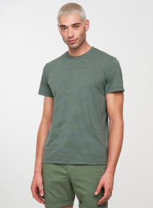 T-Shirt "Pandan Stripes" - eukalyptus