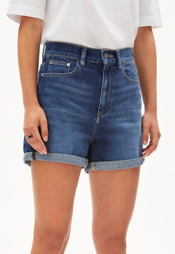 Shorts "Sviaa" (vegan) - wavy blue