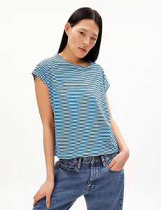 Shirt "Oneliaa Lovely Stripes" - blueniverse/light desert