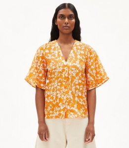 Tencel-Bluse "Holmaa Mangorange"