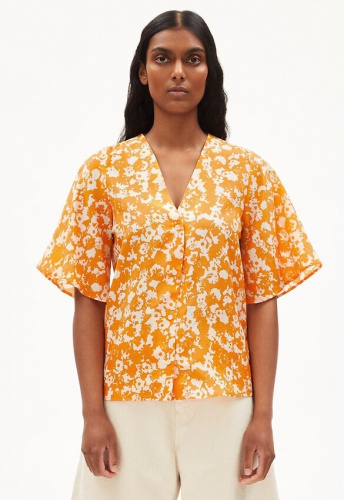 Tencel-Bluse "Holmaa Mangorange"