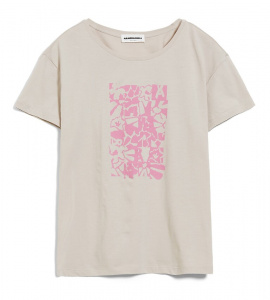 Shirt "Nelaa Floral" - light desert