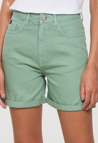 Denim-Shorts "Elodea" - leaf green
