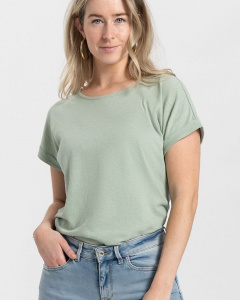 Kuyichi Linen Tee "Bella" - pale green