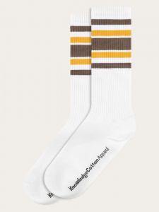 2-Pack Striped Long Socks - gelb/braun