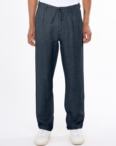 Lockere Leinenhose - dunkelblau