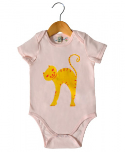 Body "Cat" - powder pink/yellow