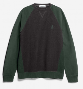 Sweatshirt "Nikolaar" - graphite/boreal green