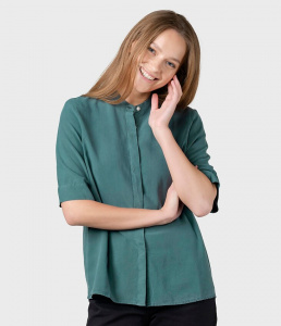 Bluse "Solrun" - moss green