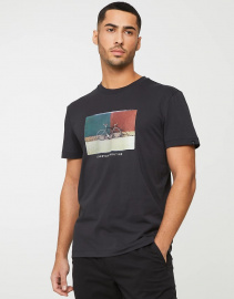T-Shirt "Agave Bike Wall" - black