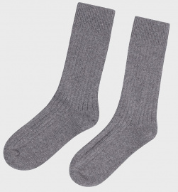 Wool Sock - grey melange