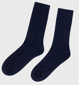 Wool Sock - navy