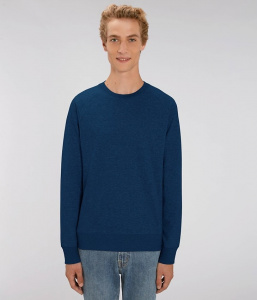 Sweatshirt "Stanley Stroller" - black heather blue