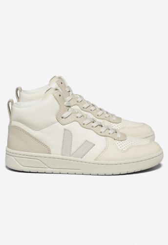 Veja "V-15 Chromefree Leather" - cashew pierre multico