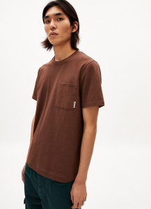T-Shirt "Bazaao Flamé" - deep brown