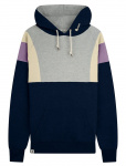 Hoodie "Frisk" - navy/ash/grey/violet