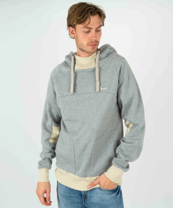 Hoodie "Storm" - ash/oyster grey