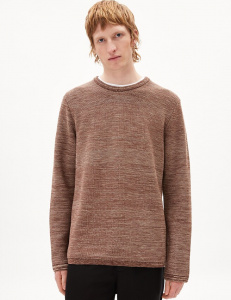 Strick-Pullover "Tolaa" - deep brown