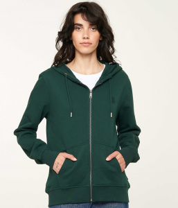 Sweat Jacket "Dahlia" - dark green