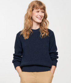 Knit Jumper "Macrozamia" - dark navy