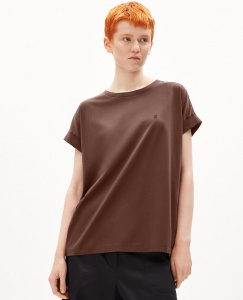 T-Shirt "Idaara Logo" - deep brown