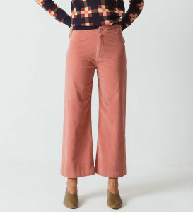 Curderoy Pants "Iruntza" - vintage rose