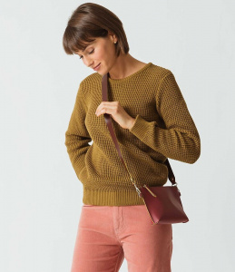 Knit Sweater "Iradi" - olive