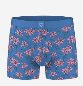Boxer-Brief "Pink-Flowers"
