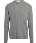 O-Neck Knit "Field" (Wolle) - grau
