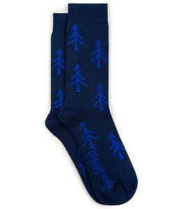 Bleed "Polar Tree Socks" - blue