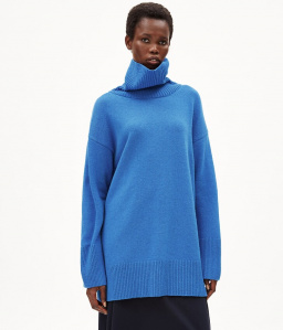 Pullover "Ardiaa Rollneck"- warm blue