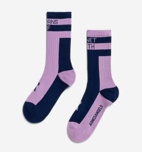 Socken "Saamus Human" - deep sea/smart lilac