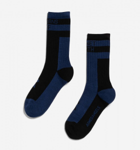 Socken "Saamus Human" - black/deep sea blue