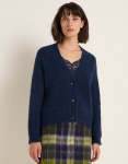Lanius "Kurze Strickjacke Alpakawolle" - night blue