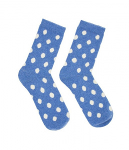 Lanius "Socken Mit Punkten" (Wolle) - off white/cloudy mel