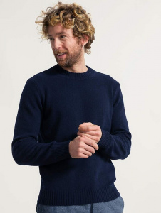 Woll-Strickpullover "Ferruccio" - blu mora