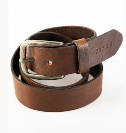 Kuyichi Leather Belt "Dean" - dark brown