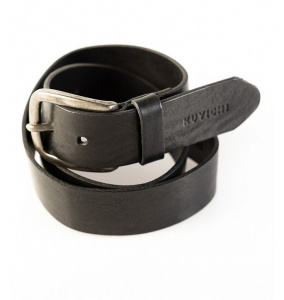 Kuyichi Leather Belt "Dean" - black