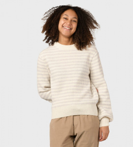 Strickpullover "Gunilla" (Wolle) - cream/pastel grey