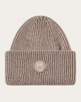 Big Rib Beanie (wool) - kelp melange