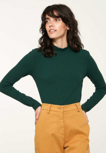 Longsleeve "Crassula" - dark green