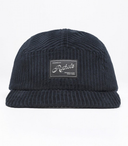 Rotholz "Cord 5-Panel Cap" - deep navy
