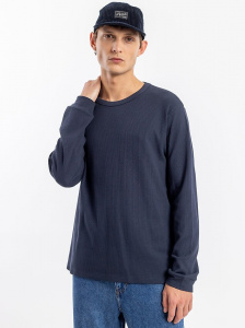 Rotholz "Longsleeve Waffle Thermal" - midnight