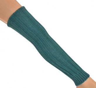 Leg Warmer from Organic Wool - teal