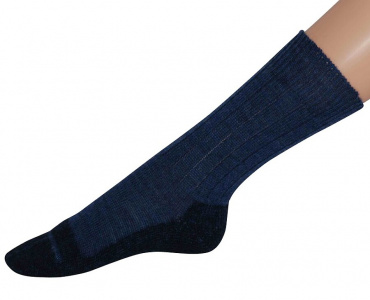 Hirsch Natur Trekking Socke - jeans/nachtblau