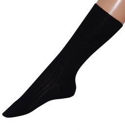 Thin Wool Socks "Luxor" - black