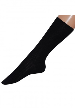 Thin Wool Socks "Luxor" - black
